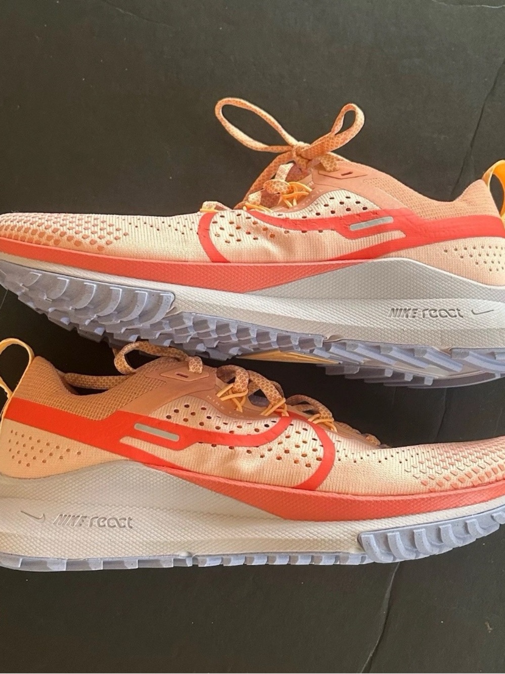 Women's Sz 7.5 Nike React Pegasus Trail 4 Running Shoes DJ6159-800 NWOB - Picture 7 of 14